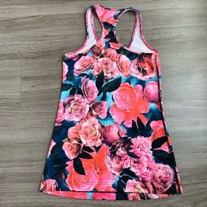 Lululemon Racerback, Secret Garden Pattern